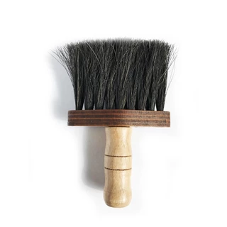 ESPANADOR MADEIRA CERDA NATURAL NEGRA (BARBER)
