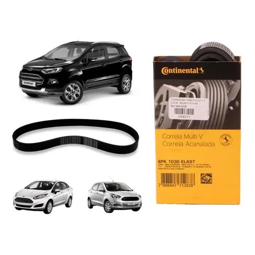 Correia Elastica Alternador Poly-v Ka 1.5 16V Sigma 2014 2015 2016 2017 2018 - Spare Parts and Accessories for Vehicles