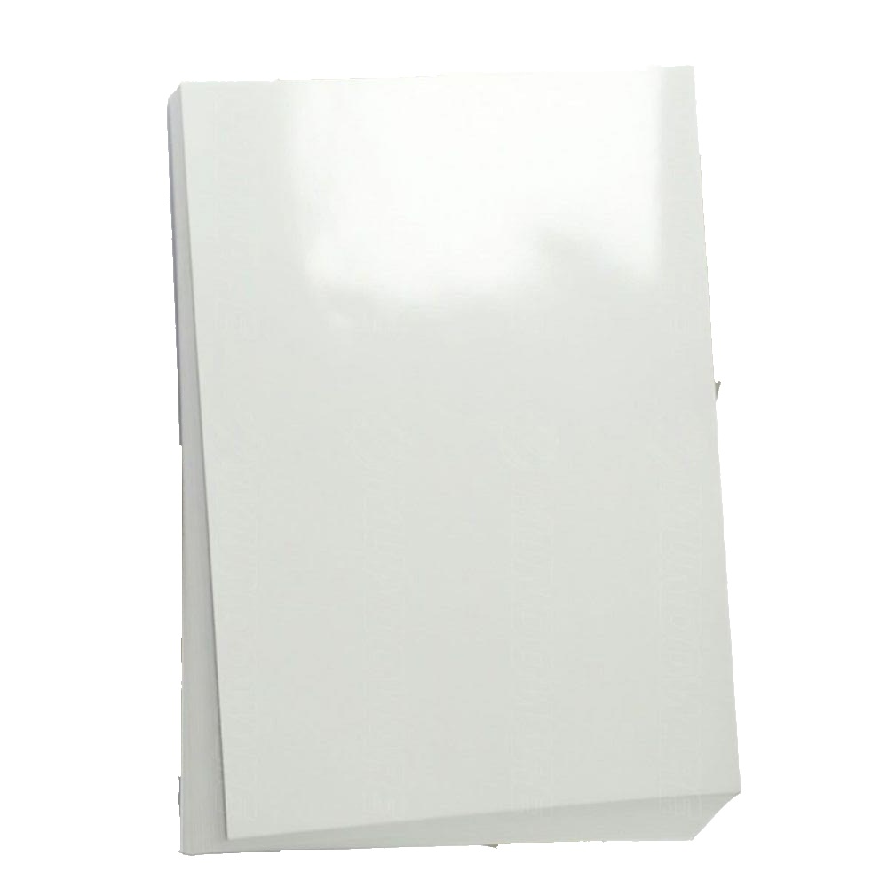 Papel Fotográfico ADESIVO Glossy Brilhante 20 folhas A4 Prova Dágua Impressora Tanque de Tinta 135g