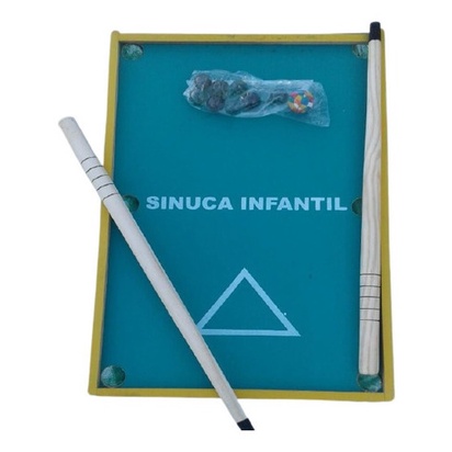 Mini Bilhar de Mesa Jogo de Sinuca Snooker Infantil Brinquedo Divertido e Presente Criativo