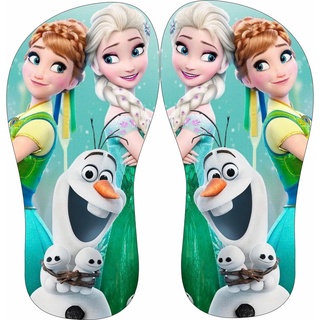 Chinelo Frozen e Olaf