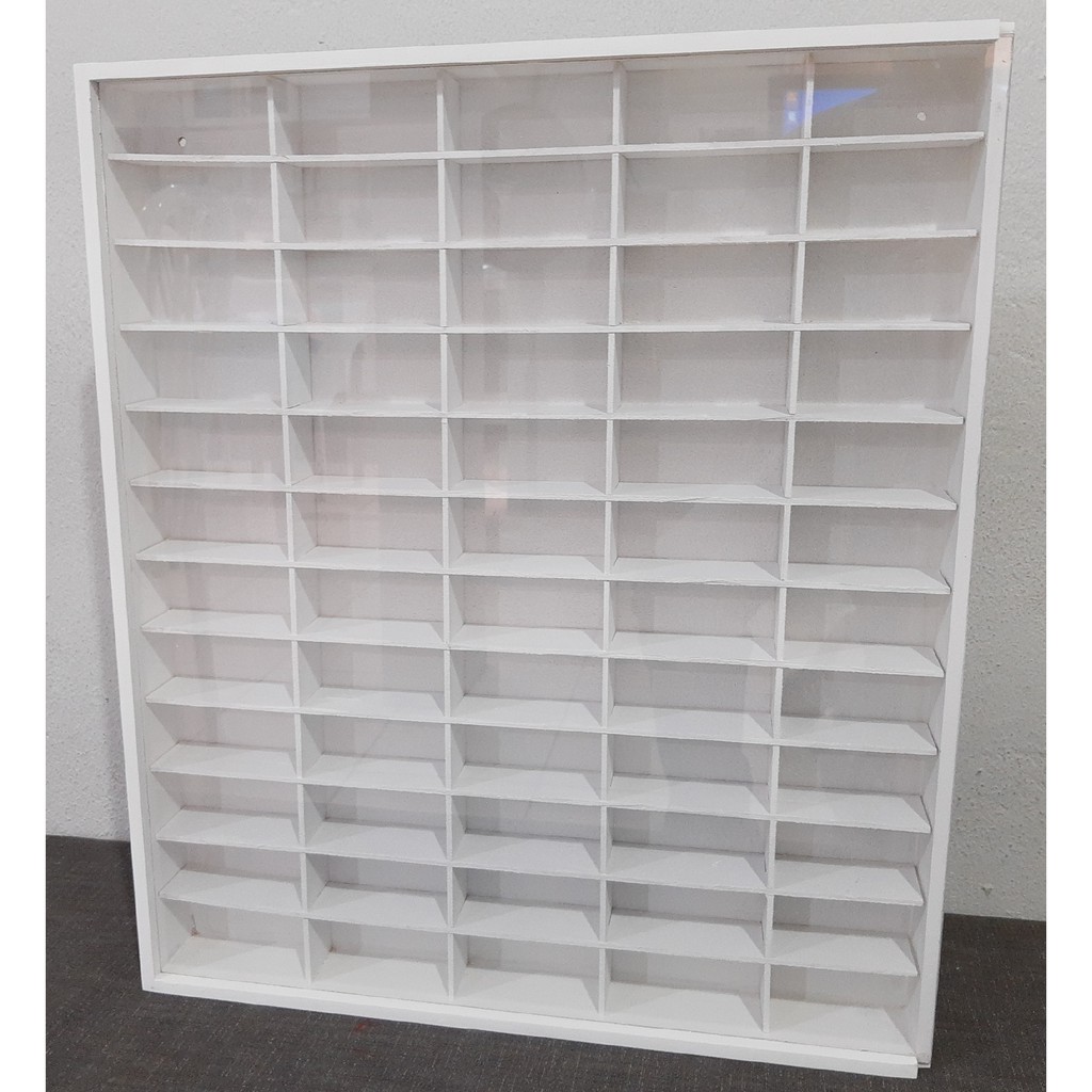 Scaffale 100 Auto Scaffale Parete Per Auto Giocattolo 1:64 - Espositore In Legno Per Hot Wheels, Contiene Fino A 100 Auto Porta Auto Giocattolo Da Parete - Foto 5