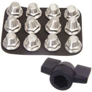 Travas de Chuteira de Aluminio 12 Unidades Universal + Brinde Chave
