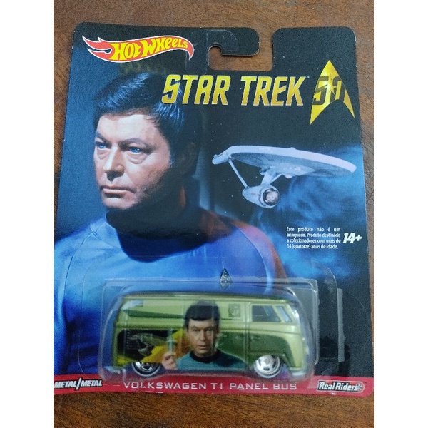 Volkswagen T1 Panel Bus Star Trek Hot Wheels