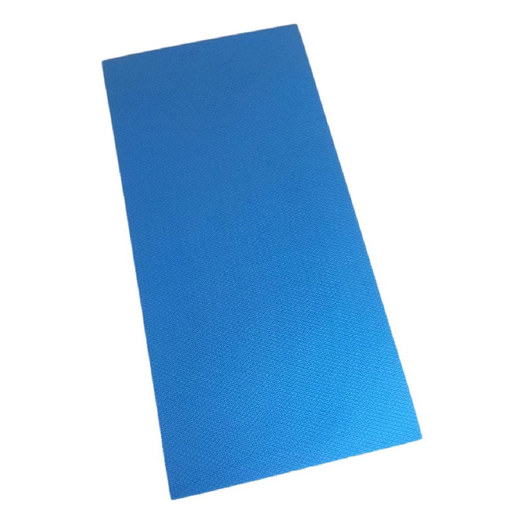 Colchonete Tatame Tapete EVA 100x50x1cm Antiderrapante Espessura 10mm Azul Royal Ioga Pilates Yoga