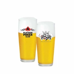 Jogo de Copos de Vidro Willy P Frases Para Cerveja 310ml 2Pcs - Ruvolo