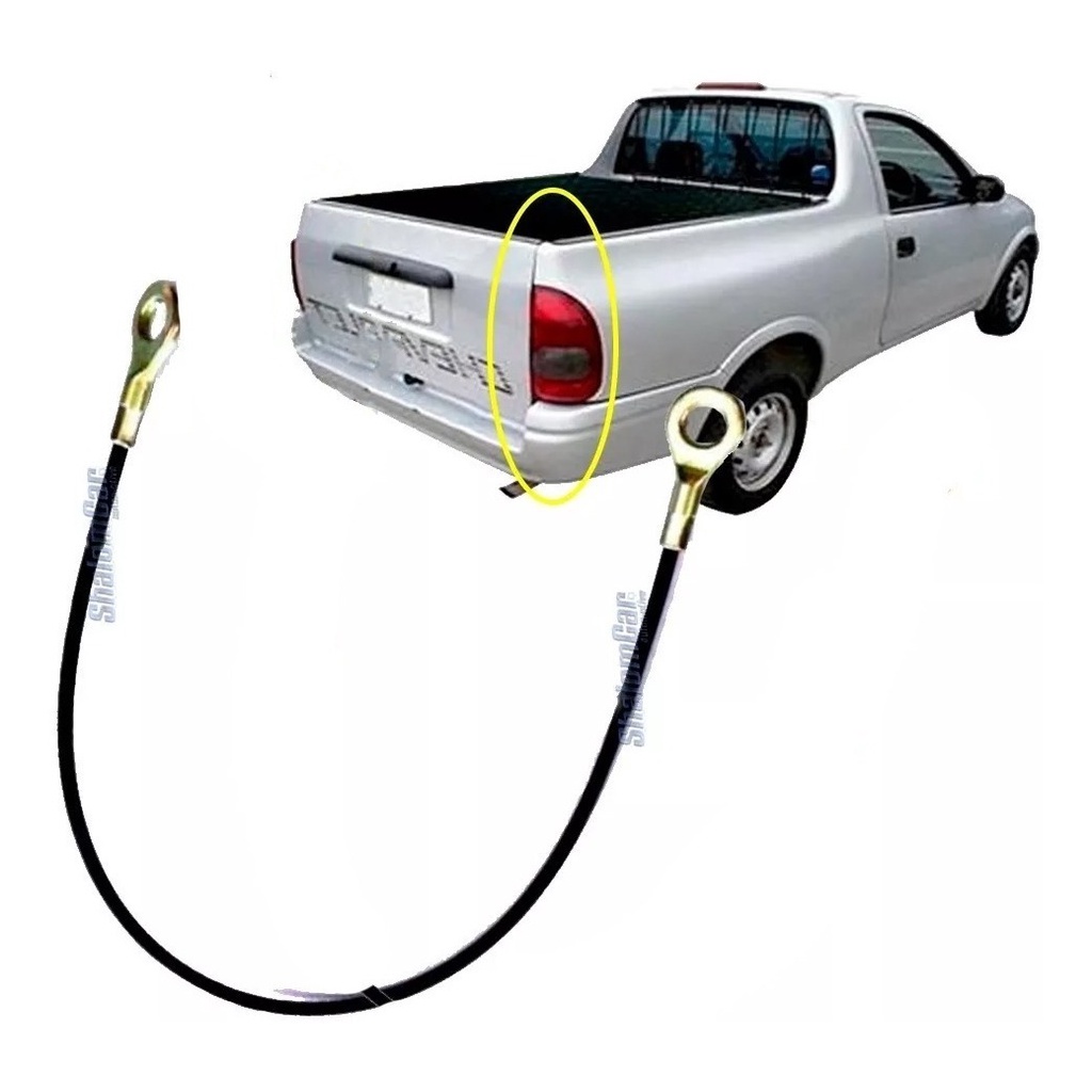 Cabo de Aço Tampa Traseira Pick Up Corsa