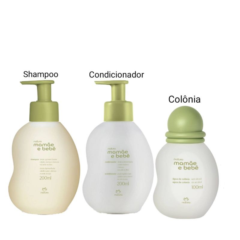 Perfume Natura Mamae E Bebe 100ml Shampoo E Condicionador Shopee Brasil