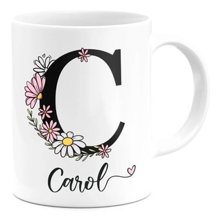 Caneca Personalizada Com Inicial + Nome - Todos Nomes