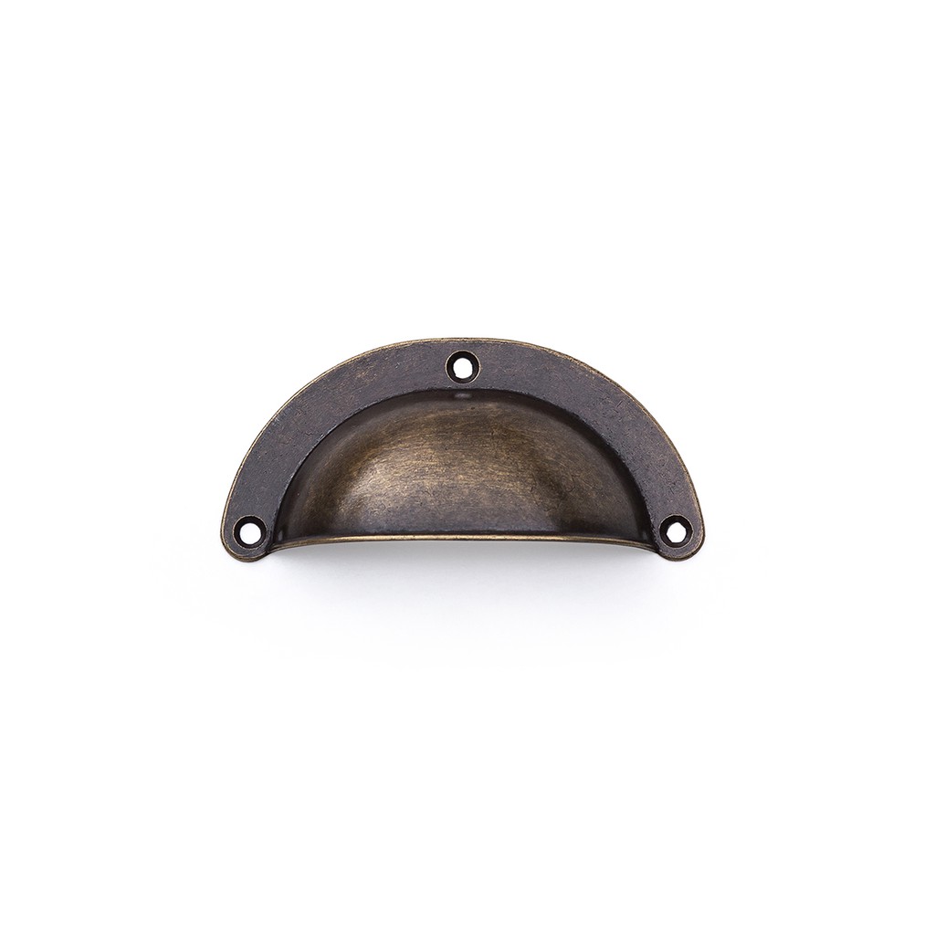 Puxador Concha Colonial Bronze para Cristaleira Porta Gaveta 10 unidades
