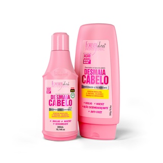 Kit Desmaia Cabelo Shampoo E Condicionador Forever Liss