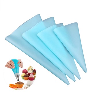 4 Pçs/Set Cozinha Gadgets Creme Pastelaria Bag Acessórios De Cozimento DIY Decoração Do Bolo Food Grade EVA Tubulação Reutilizáveis Sacos