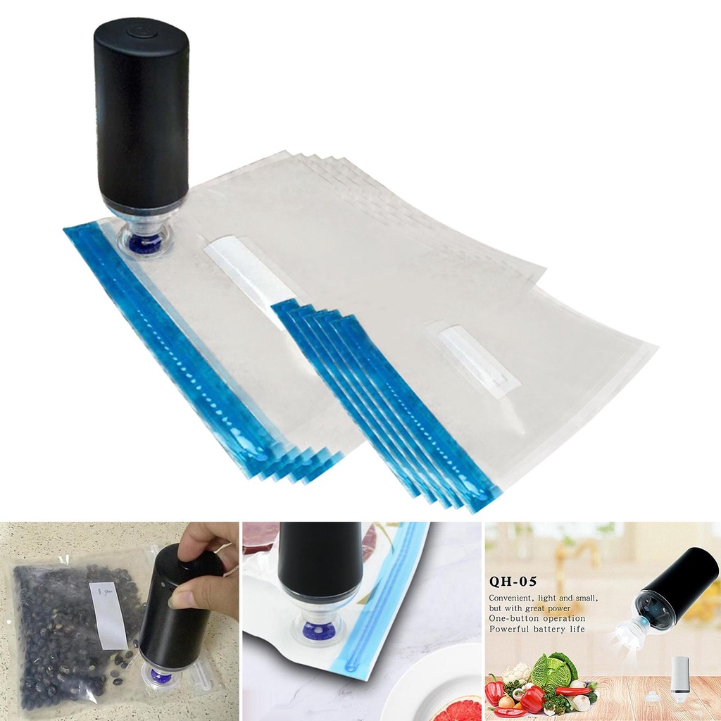 Selador A Vácuo Multi Funcional Portátil Usb Recarregável
