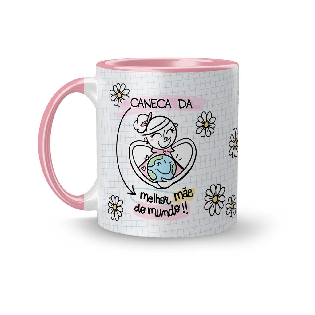 Caneca Cerâmica Melhor Mãe do Mundo Mãe Igual a Minha Nem o Google Acha 325ml — R$ 39,90 em Shopee