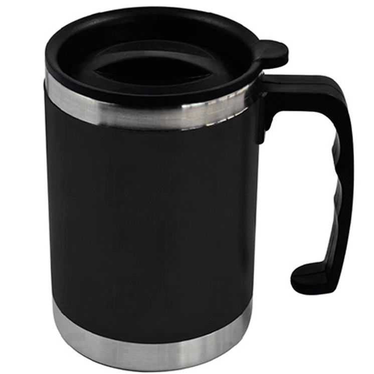 Caneca Copo Térmico Inox Com Tampa 400 Ml Linha Premium - Home & Living