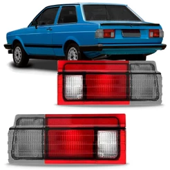 Lanterna Traseira Voyage 1985 1986 1987 1988 1989 1990 Fumê Friso Preto Ré Pequena