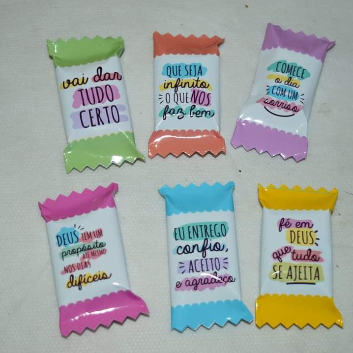 100 Balas Adesivadas Personalizadas — imagem 2 de 2