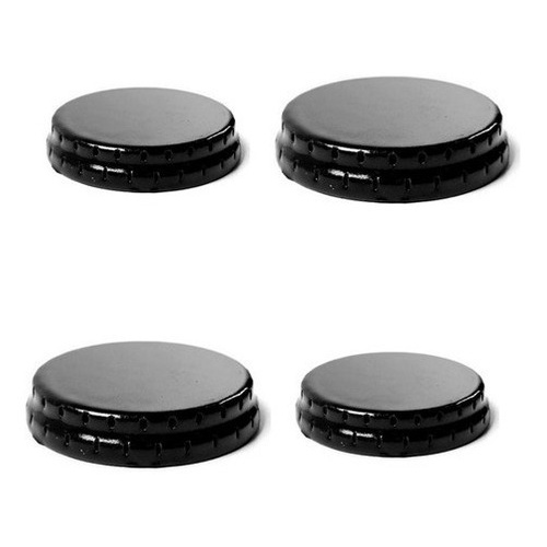 Conjunto 4 Tampas Capa 2gd 2pq Para Fogão Esmaltec Caribe