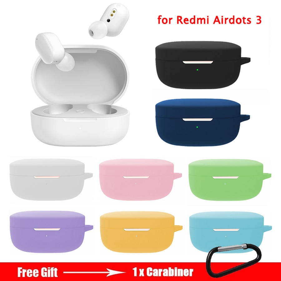Para Redmi Airdots 3 Fone De Ouvido Caso Capa Protetora De Silicone Bolsa Shell