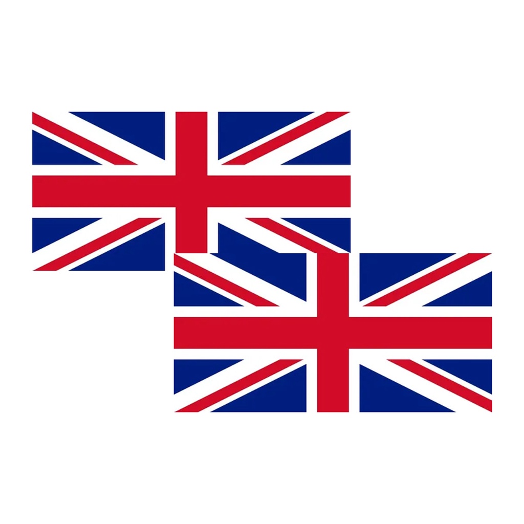 Par Adesivos Bandeira Inglaterra Gra-Bretanha 20x30cm em Oferta na Shopee