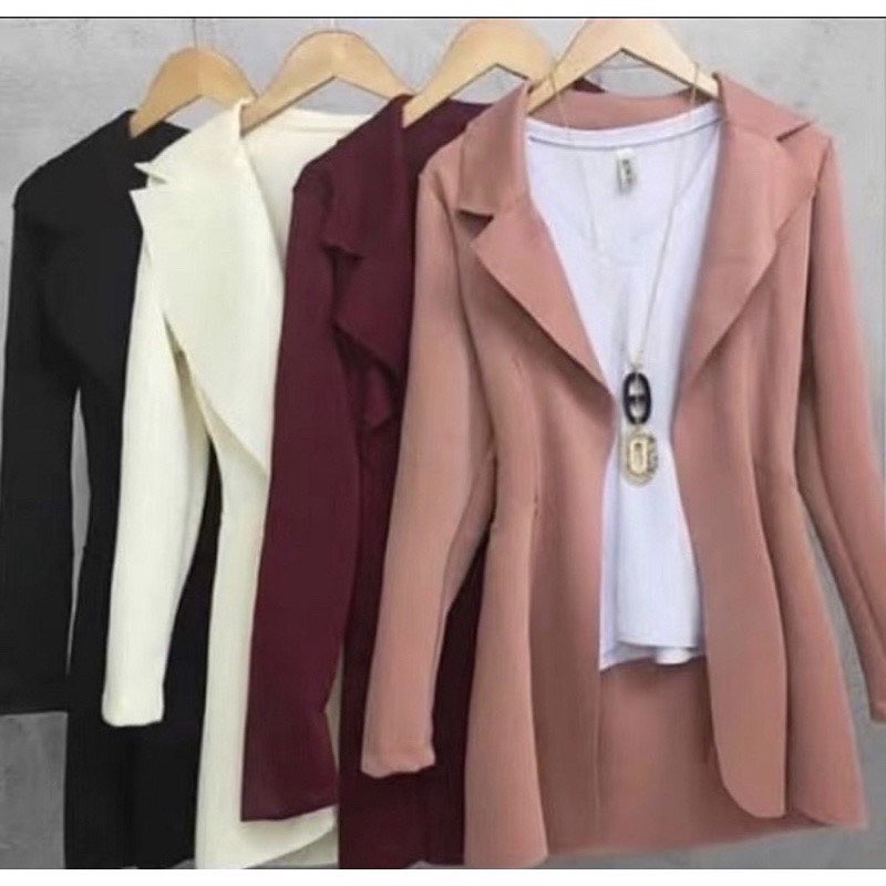 Max Blazer Longo Terninho Alongado