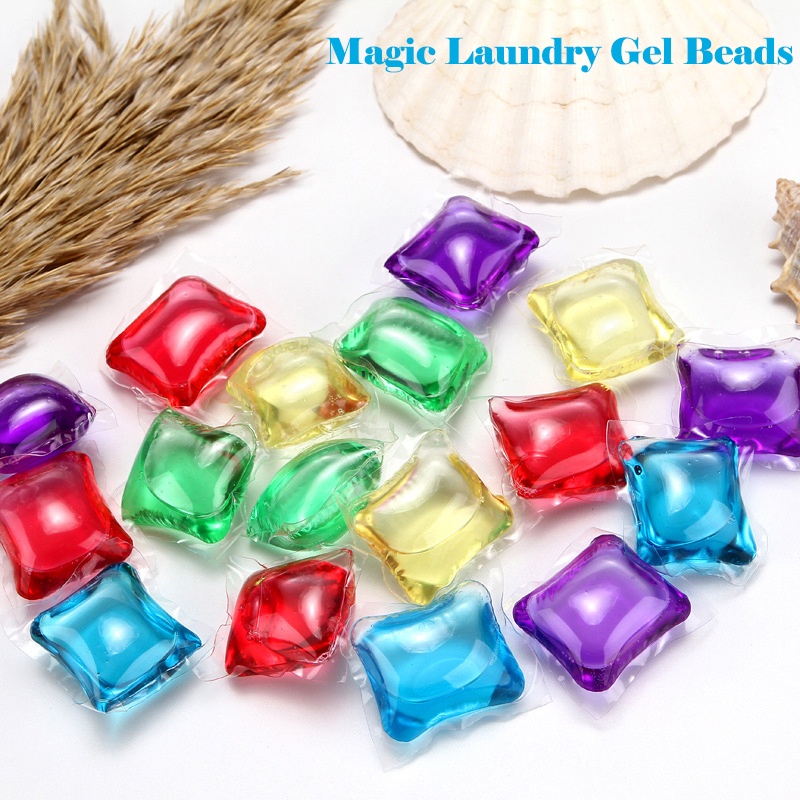 (10 Pçs) Contas De Gel Para Lavanderia , Lavagem Limpador Líquido em Oferta na Shopee