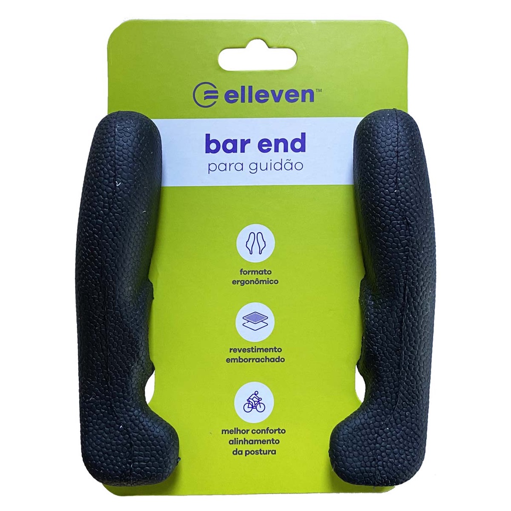 Bar end chifre emborrachado ergonômico bike bicicleta Ciclo