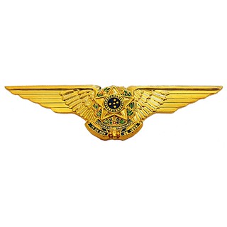 Pin Broche Brevê Aviador Força Aérea Brasileira Aeronáutica 7CM