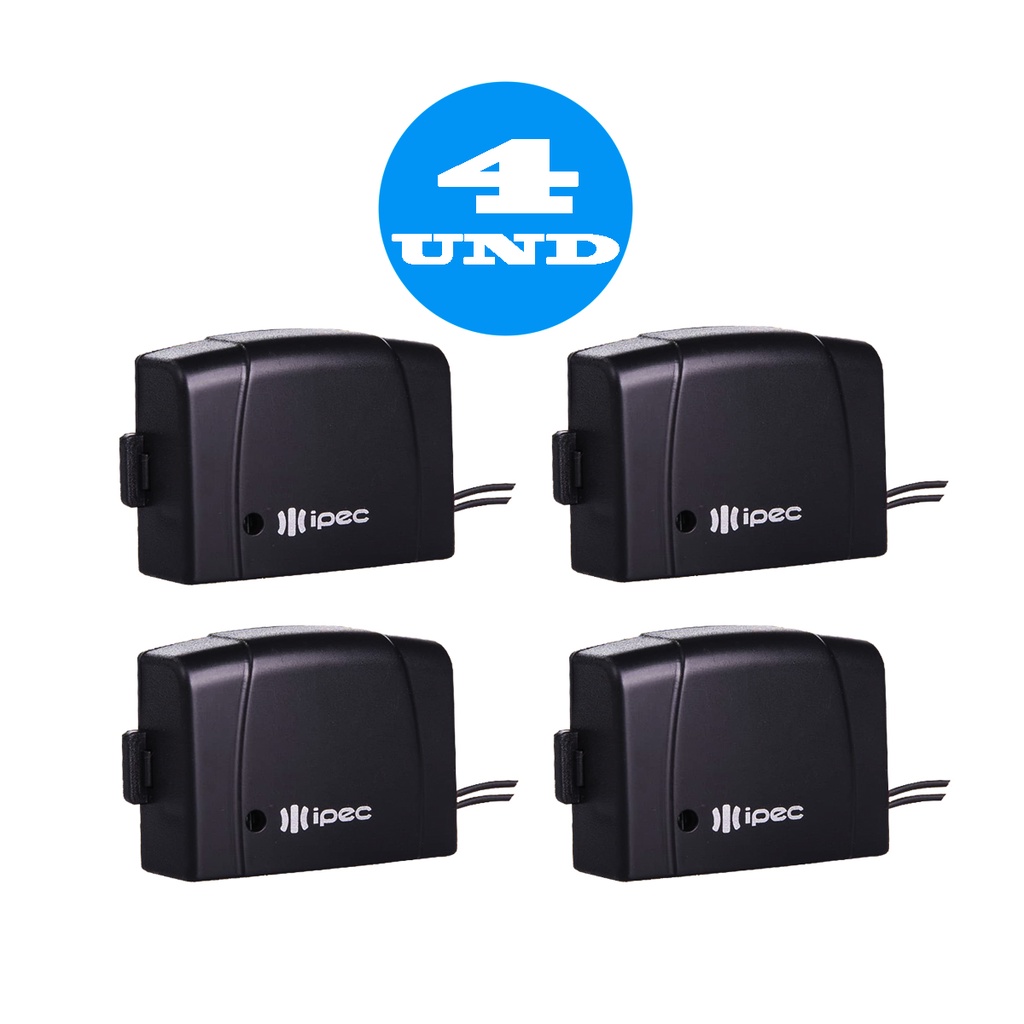 Kit 4 Controle De Portão Eletrônico Tx Car Mini Ipec 433,92 mhz Farol Carro