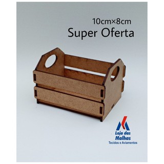 Kit 10 Caixotinho, Lembrancinha de Mesa, Centro de Mesa, Fazendinha, Tamanho 10x8cm, MDF 3mm