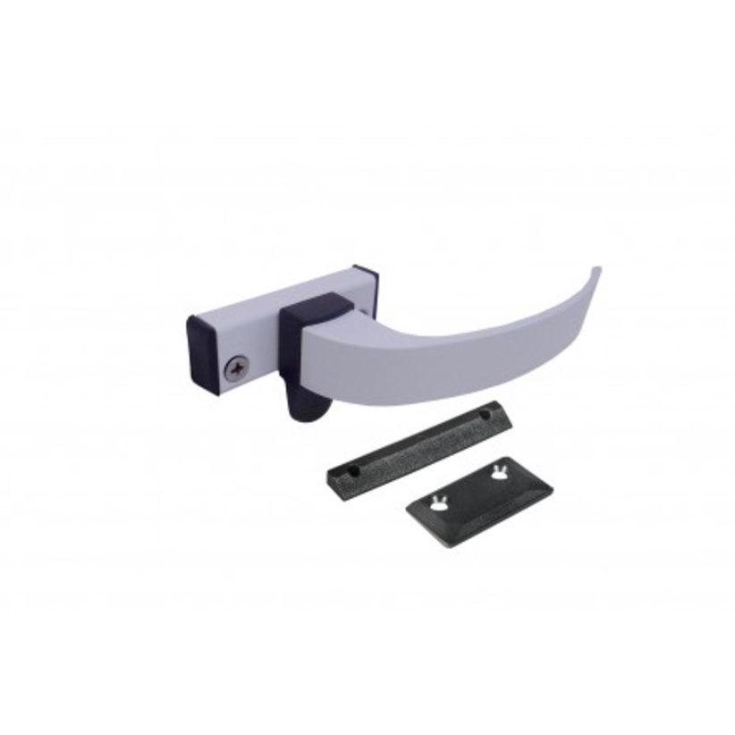 Fecho alavanca de janela basculante maxim ar de alumínio branco em Oferta na Shopee