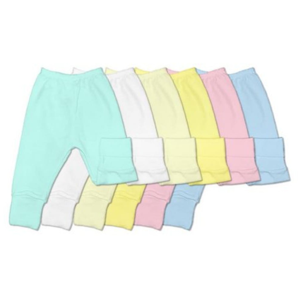 Calça Bebê Mijão Culote Vira Pé 100% Algodão Todas As Cores Menino E Menina Baby Atacado