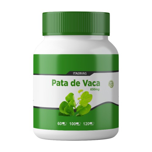 Pata de Vaca Pura Cápsulas 500mg Diabetes Glicose Diurético Rins Itaervas - Envio No mesmo Dia em Oferta na Shopee