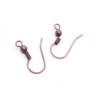 Base de Brinco Anzol Metal Cobre 18mm 100pçs 20g em Oferta na Shopee