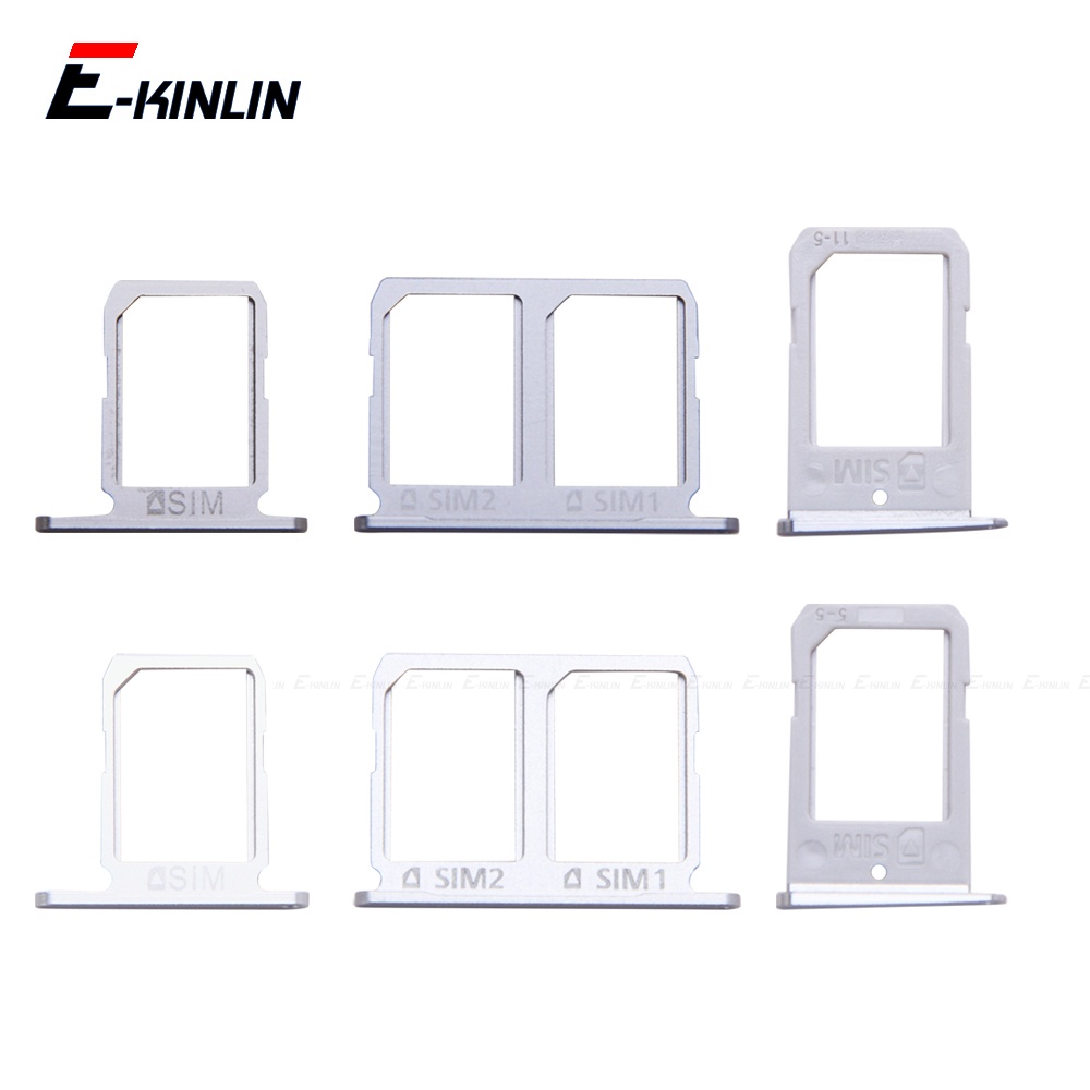 Adaptador De Soquete De Bandeja De Cartão Micro SD/Sim Para Samsung Galaxy S6 Edge G920 G925 Conector Titular Slot Leito