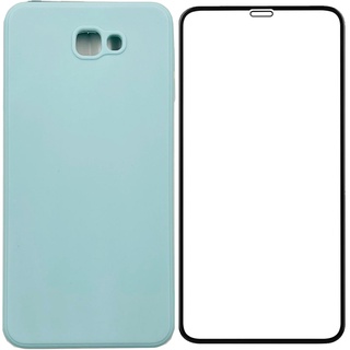 Kit Pelicula 3D Capa Silicone Veludo Compativel J7 PRIME 2