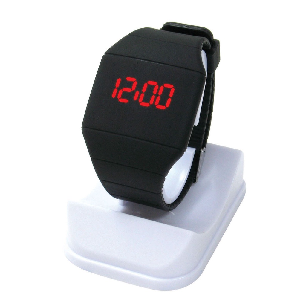 Relógio Esportivo Feminino Ultra-fino Led, Relógio Eletrônico Casual Tela Sensível Ao Toque Crianças, Prese