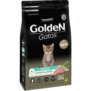 Ração Golden Gatos Filhotes Frango 3 kg