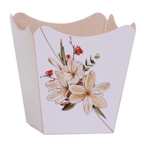 Kit 5 Cachepot Papel Decorado, Pote 15, Xingó. em Oferta na Shopee