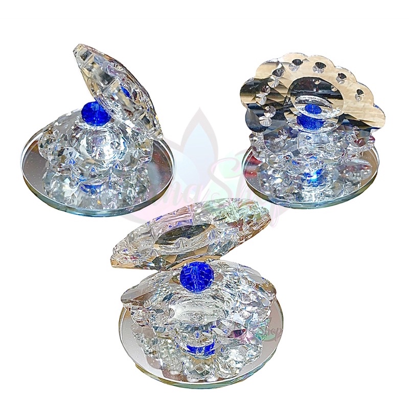 Angoily Figura De Cristal Rosa Elocotón Figura Coleccionable De Fruta