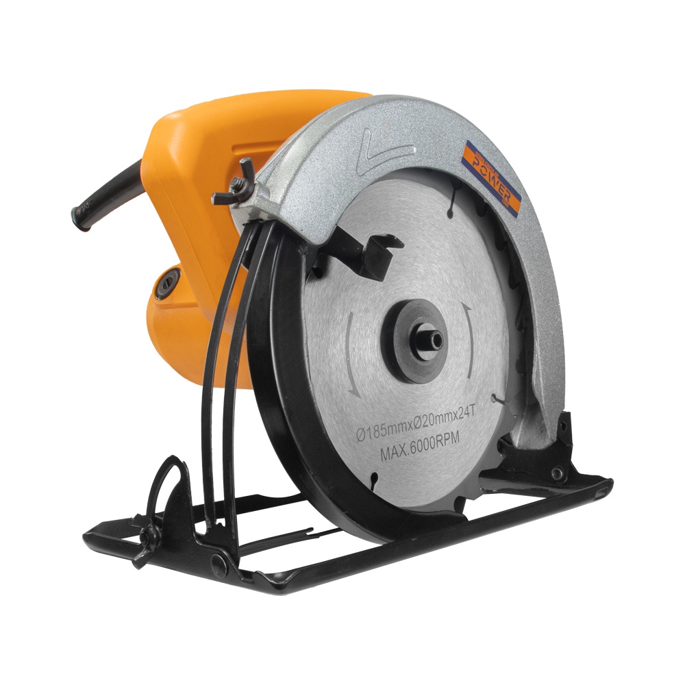 Serra Circular Elétrica Profissional Power 1000W 185 mm 7/1.4 Pol 4500RPM 127V ou 220V Pró Euro - Home & Living