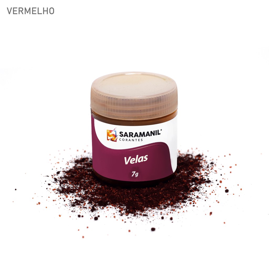 Corante Vermelho para Velas Saramanil