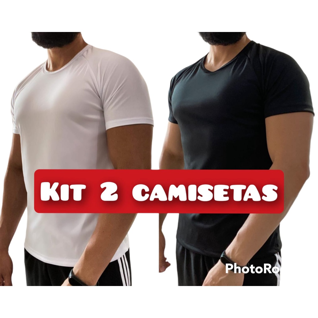 Kit Camisetas Camisa Masculina Dry Fit Lisa B Sica Moda Fitness Esportiva Academia Treino