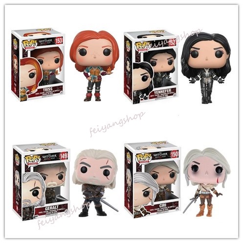 Funko Pop The Witcher 3: Wild Hunt Geralt Triss Action Figure ...