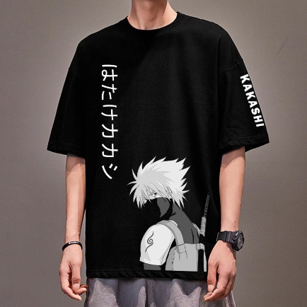 Camiseta Anime Mangá Naruto Kakashi NOVO!
