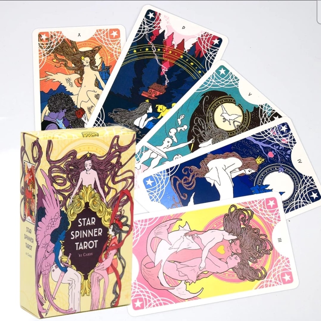 Star Spinner Tarot Deck Tarô Estrela Fiandeira Baralho de Cartas de ...