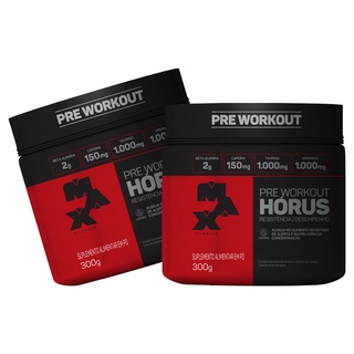 Kit 2x Pré Treino Horus Pre-Workout 300g Max Titanium