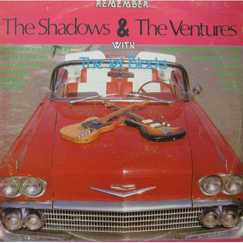 Jet Blacks - Remember Lp - The Shadows & The Venture
