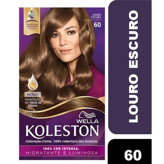 Tintura Koleston 60 Louro Escuro em Oferta na Shopee