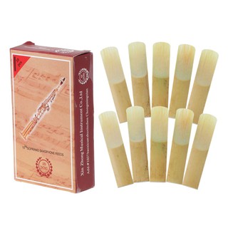 10pçs Palheta Saxofone Soprano Força 2,5 / Instrumento Sax